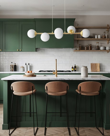 NOWOCZESNA LAMPA WISZĄCA KLASYCZNE ZŁOTO FINO W6