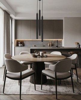 NOWOCZESNA LAMPA WISZĄCA CZARNA TUBA SLIM W1