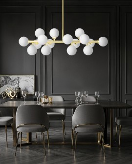 NOWOCZESNA LAMPA WISZĄCA KLASYCZNE ZŁOTO PETRICA W16