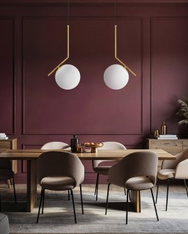 NOWOCZESNA LAMPA WISZĄCA MOSIĘŻNA SORENTO D20