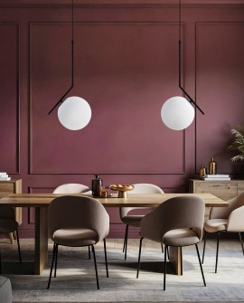 NOWOCZESNA LAMPA WISZĄCA CZARNA SORENTO D20