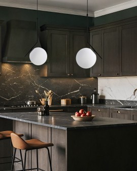 NOWOCZESNA LAMPA WISZĄCA CZARNA SORENTO D20