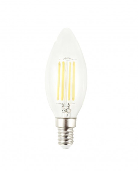 ŻARÓWKA LED FILAMENT E14/C37 MOC 6W 4000K