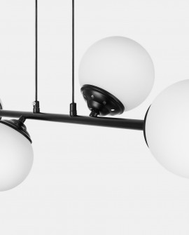 NOWOCZESNA LAMPA WISZĄCA CZARNA FINO W4