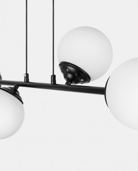 NOWOCZESNA LAMPA WISZĄCA CZARNA FINO W4