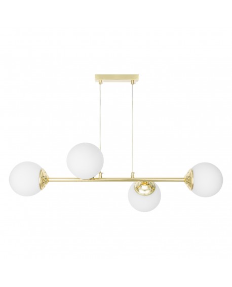 NOWOCZESNA LAMPA WISZĄCA KLASYCZNE ZŁOTO FINO W4