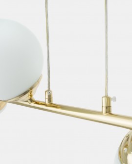 NOWOCZESNA LAMPA WISZĄCA KLASYCZNE ZŁOTO FINO W4