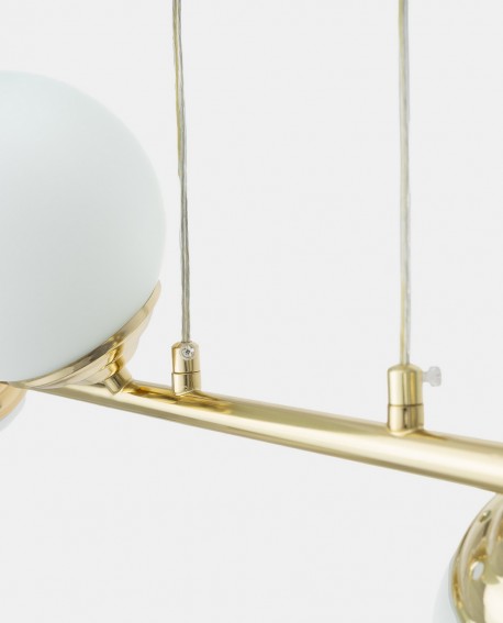 NOWOCZESNA LAMPA WISZĄCA KLASYCZNE ZŁOTO FINO W4