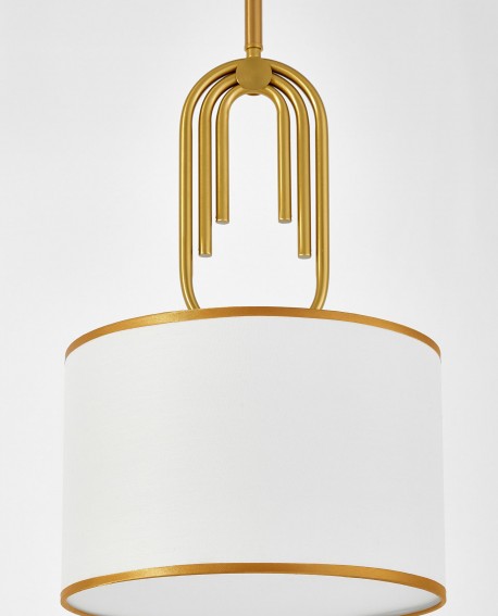 GLAMOUR LAMPA WISZĄCA BIAŁA ZANETTI D30