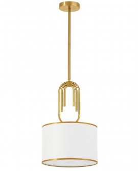 GLAMOUR LAMPA WISZĄCA BIAŁA ZANETTI D30