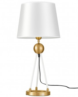 LAMPA NOCNA BIAŁO-ZŁOTA BELFORTE