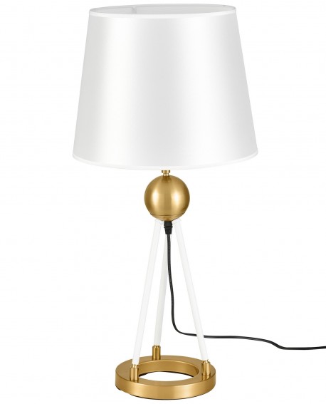 LAMPA NOCNA BIAŁO-ZŁOTA BELFORTE