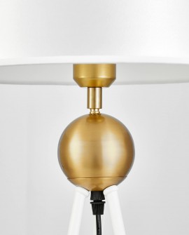 LAMPA NOCNA BIAŁO-ZŁOTA BELFORTE