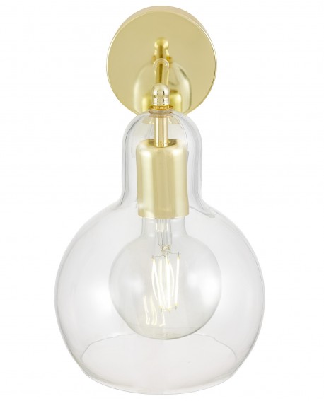 LAMPA ŚCIENNA KINKIET NOWOCZESNY KLASYCZNY ZŁOTY MORO 1A