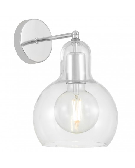 LAMPA ŚCIENNA KINKIET NOWOCZESNY CHROMOWANY MORO 1A