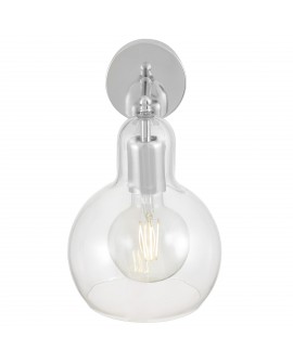 LAMPA ŚCIENNA KINKIET NOWOCZESNY CHROMOWANY MORO 1A