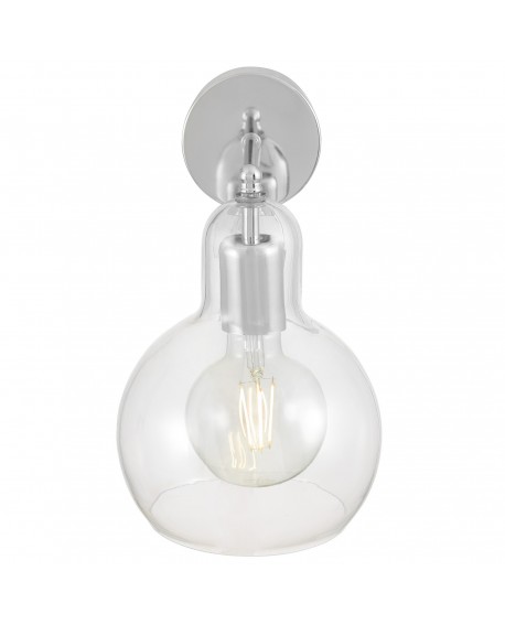 LAMPA ŚCIENNA KINKIET NOWOCZESNY CHROMOWANY MORO 1A