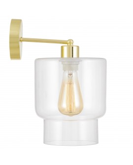 LAMPA ŚCIENNA KINKIET NOWOCZESNY KLASYCZNY ZŁOTY MORO 1C