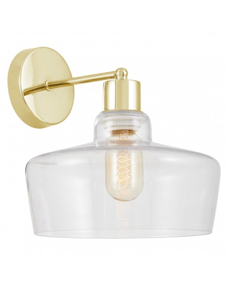 LAMPA ŚCIENNA KINKIET NOWOCZESNY KLASYCZNY ZŁOTY MORO 1D