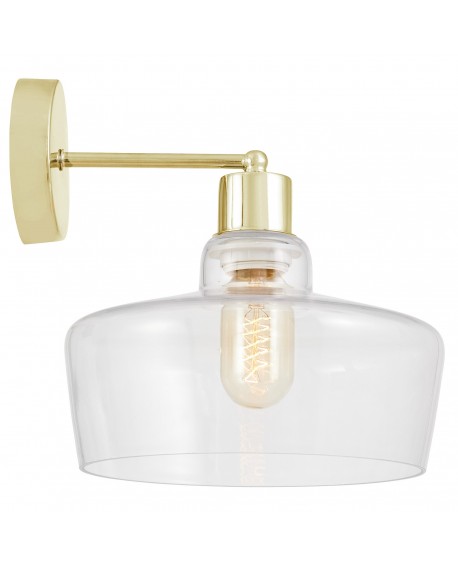 LAMPA ŚCIENNA KINKIET NOWOCZESNY KLASYCZNY ZŁOTY MORO 1D