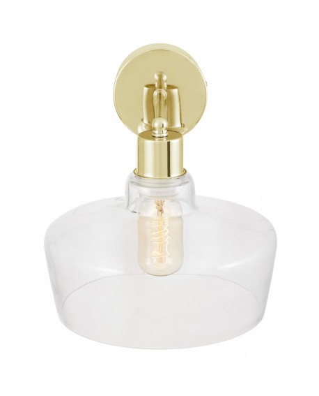 LAMPA ŚCIENNA KINKIET NOWOCZESNY KLASYCZNY ZŁOTY MORO 1D