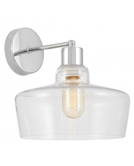 LAMPA ŚCIENNA KINKIET NOWOCZESNY CHROMOWANY MORO 1D