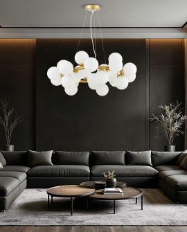 lampa wisząca do salonu w ciemnej aranżacji z okrągłym mosiężnym pierścieniem marsiada w25 producent lumina deco