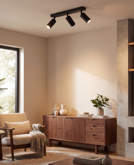 nowoczesna lampa sufitowa Lampit do salonu lub gabinetu funkcjonalne oświetlenie strefowe do codziennego użytku