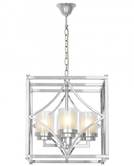 LAMPA WISZĄCA LOFT CHROMOWANA QUADRATO