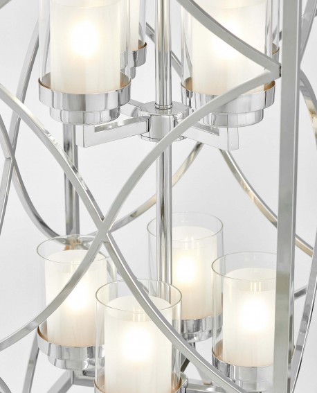 LAMPA WISZĄCA LOFT CHROMOWANA QUADRATO DUO