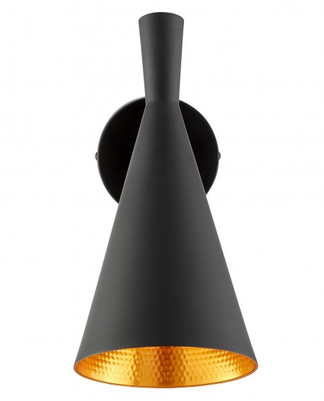 LAMPA ŚCIENNA KINKIET LOFTOWY CZARNY FOGGI W1