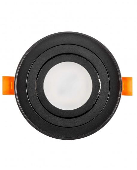 OPRAWA PODTYNKOWA HALOGENOWA DO ZABUDOWY CZARNA CONE SLIM