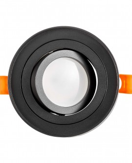 OPRAWA PODTYNKOWA HALOGENOWA DO ZABUDOWY CZARNA CONE SLIM