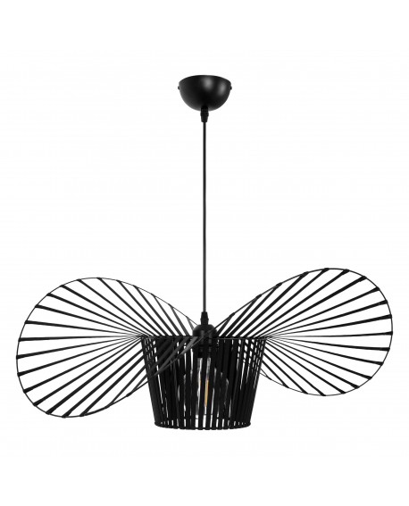 LAMPA WISZĄCA DESIGNERSKA CZARNA SOMBRERO D60