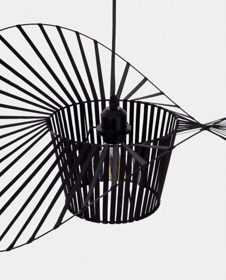 LAMPA WISZĄCA DESIGNERSKA CZARNA SOMBRERO D60