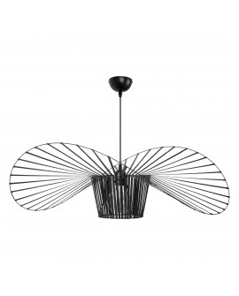 LAMPA WISZĄCA DESIGNERSKA CZARNA SOMBRERO D80