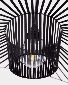 LAMPA WISZĄCA DESIGNERSKA CZARNA SOMBRERO D100