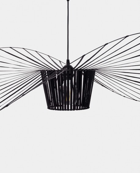 LAMPA WISZĄCA DESIGNERSKA CZARNA SOMBRERO D100