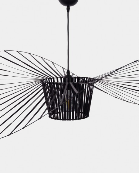 LAMPA WISZĄCA DESIGNERSKA CZARNA SOMBRERO D100