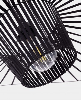 LAMPA WISZĄCA DESIGNERSKA CZARNA SOMBRERO D100