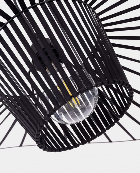 LAMPA WISZĄCA DESIGNERSKA CZARNA FIONA D100