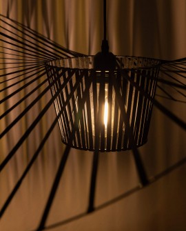 LAMPA WISZĄCA DESIGNERSKA CZARNA FIONA D100