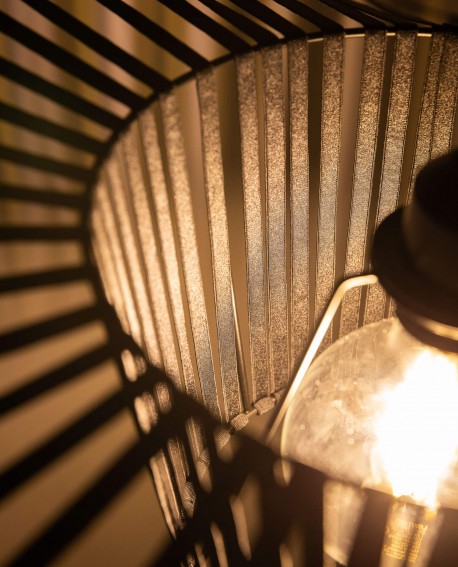 LAMPA WISZĄCA DESIGNERSKA CZARNA FIONA D100