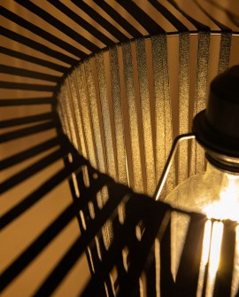 LAMPA WISZĄCA DESIGNERSKA CZARNA SOMBRERO D120