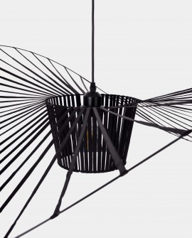 LAMPA WISZĄCA DESIGNERSKA CZARNA FIONA D120