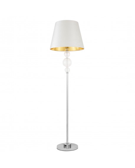 LAMPA STOJĄCA PODŁOGOWA SREBRNA MURANEO