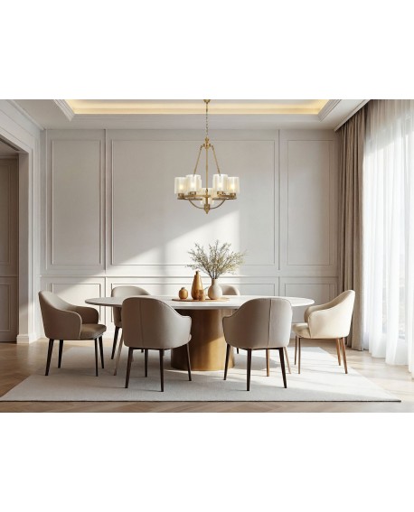 LAMPA WISZĄCA LOFT MOSIĘŻNA SANTINI W7