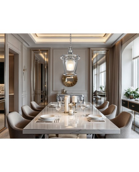 LAMPA WISZĄCA LOFT MOSIĘŻNA BROOKLYN W1