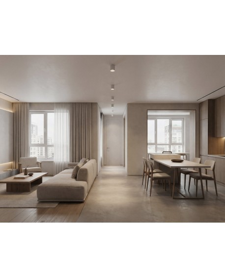 biała oprawa natynkowa spot tuba do sufitu nowoczesna forma do wnętrz producent Lampit model Nuri W1 do oświetlenia punktowego