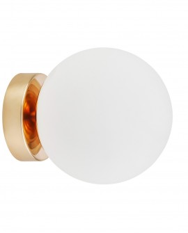 LAMPA ŚCIENNA KINKIET NOWOCZESNY ZŁOTY FREDICA